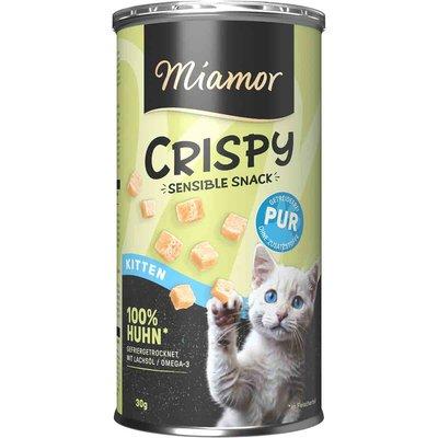 Miamor Crispy Sensible pochoutka pro koťata, čisté kuřecí maso Miamor Crispy Sensible pochoutka pro koťata, čisté kuřecí maso
