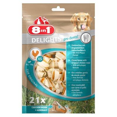 8in1 Delights pro dental XS žvýkací kosti, 21 ks 8in1 Delights pro dental XS žvýkací kosti, 21 ks