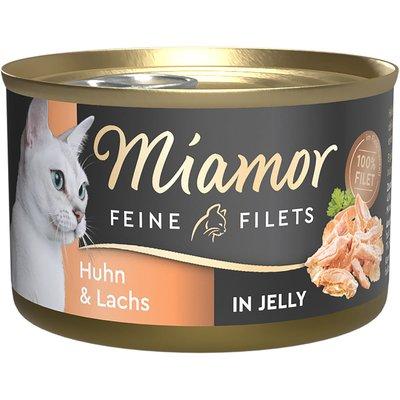 Miamor jemné filety v želé kuře & losos Miamor jemné filety v želé kuře & losos