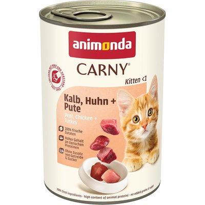 animonda Carny Kitten telecí, kuřecí a krůtí animonda Carny Kitten telecí, kuřecí a krůtí
