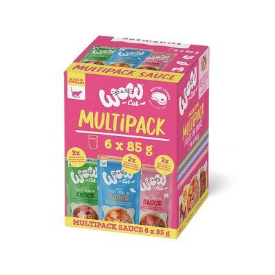 WOW CAT Sauce MULTIPACK 6 × 85 g WOW CAT Sauce MULTIPACK 6 × 85 g