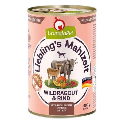 GranataPet Lieblingsmahlzeit ragú ze zvěřiny a hovězí GranataPet Lieblingsmahlzeit ragú ze zvěřiny a hovězí
