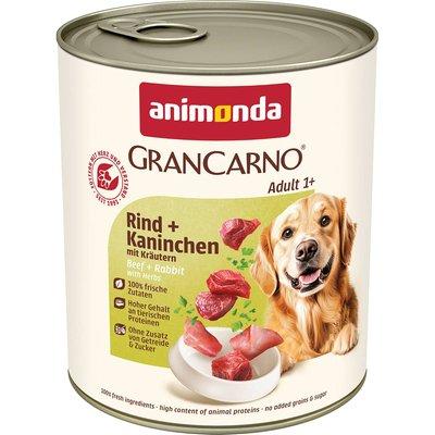 Animonda GranCarno Adult hovězí a králík s bylinkami Animonda GranCarno Adult hovězí a králík s bylinkami