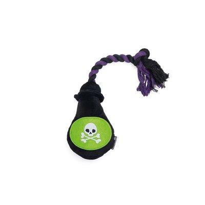 Beeztees Halloween hračka pro psy plyšová jedovatá láhev Beeztees Halloween hračka pro psy plyšová jedovatá láhev