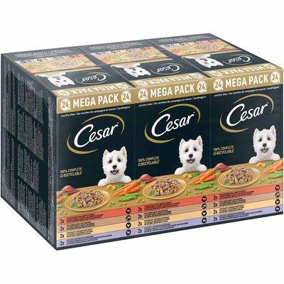 Cesar Landragout 4 druhy, vanička, 24 × 150 g Cesar Landragout 4 druhy, vanička, 24 × 150 g