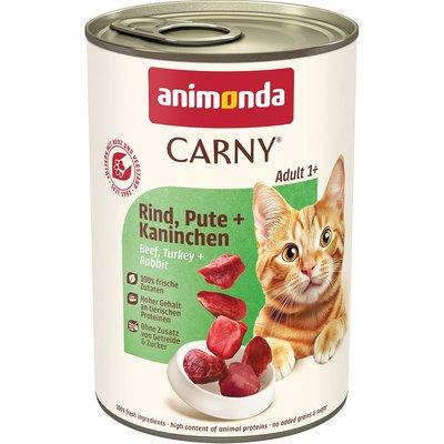 Animonda Carny Adult s hovězím, krůtou a králíkem Animonda Carny Adult s hovězím, krůtou a králíkem