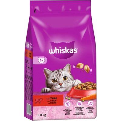 Whiskas trocken Adult 1+ s hovězím masem, 3,8 kg Whiskas trocken Adult 1+ s hovězím masem, 3,8 kg
