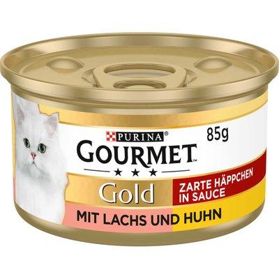 Gourmet Gold jemné kousky – losos a kuřecí Gourmet Gold jemné kousky – losos a kuřecí