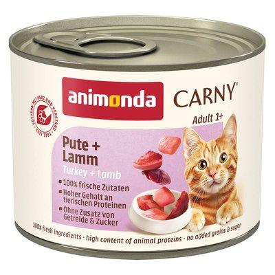 animonda Carny Adult krůtí + jehněčí maso 200g konzervy animonda Carny Adult krůtí + jehněčí maso 200g konzervy