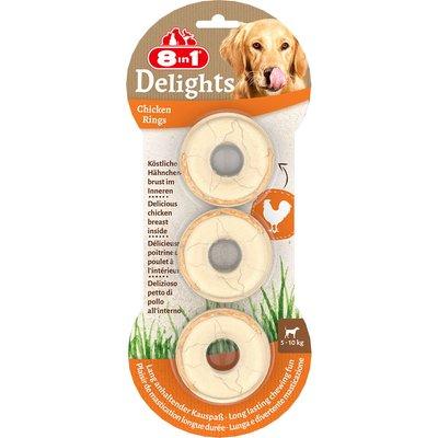 8in1 Delight žvýkací kroužky, 3 kusy 8in1 Delight žvýkací kroužky, 3 kusy