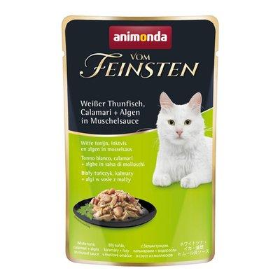 Animonda Vom Feinsten s bílým tuňákem, kalamáry a mořskými řasami v omáčce z mušlí Animonda Vom Feinsten s bílým tuňákem, kalamáry a mořskými řasami v omáčce z mušlí