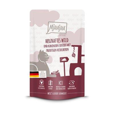 MjAMjAM Quetschie výživná zvěřina & králičí maso na šťavnatých borůvkách MjAMjAM Quetschie výživná zvěřina & králičí maso na šťavnatých borůvkách