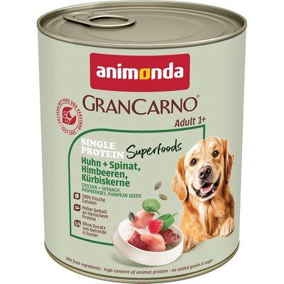 Animonda GranCarno KUŘE+ŠPENÁT, MALINY, DÝŇOVÁ SEMÍNKA Animonda GranCarno KUŘE+ŠPENÁT, MALINY, DÝŇOVÁ SEMÍNKA