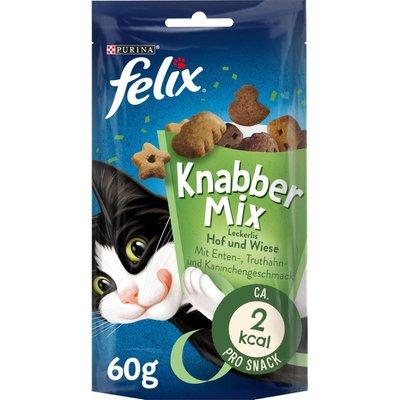 FELIX KnabberMix ze dvora a louky s příchutí kachny, krocana a králíka FELIX KnabberMix ze dvora a louky s příchutí kachny, krocana a králíka