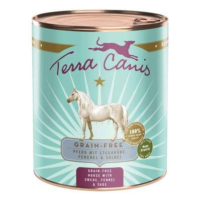 Terra Canis koňské maso bez obilovin s tuřínem, fenyklem a šalvějí Terra Canis koňské maso bez obilovin s tuřínem, fenyklem a šalvějí