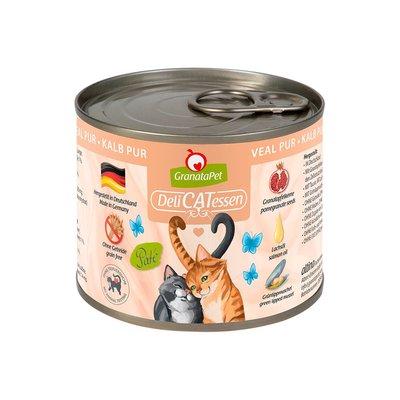 GranataPet pro kočky – DeliCATessen konzerva čisté telecí maso GranataPet pro kočky – DeliCATessen konzerva čisté telecí maso