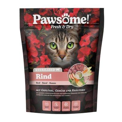 Pawsome fresh & dry adult sterilized hovězí 750 g Pawsome fresh & dry adult sterilized hovězí 750 g