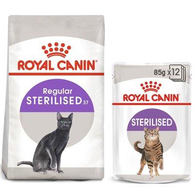 ROYAL CANIN STERILISED granule 2 kg + STERILISED Mousse 12× 85 g ROYAL CANIN STERILISED granule 2 kg + STERILISED Mousse 12× 85 g