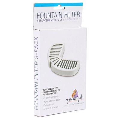 Pioneer Pet filtr s aktivním uhlím s plastovým okrajem, sada 3 kusů pro fontánu Pioneer Pet filtr s aktivním uhlím s plastovým okrajem, sada 3 kusů pro fontánu