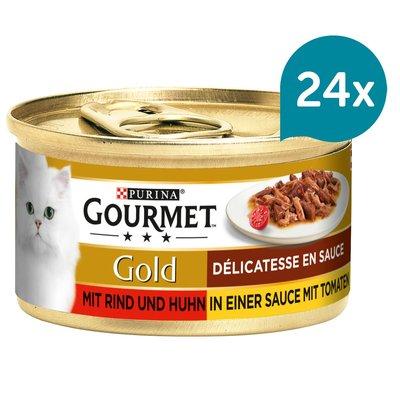 Gourmet Gold Délicatesse en Sauce hovězí a kuřecí Gourmet Gold Délicatesse en Sauce hovězí a kuřecí