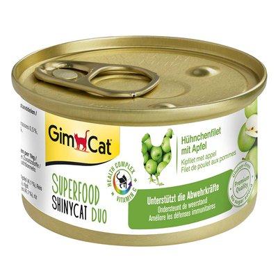 GimCat Superfood ShinyCat Duo kuřecí filet s jablky GimCat Superfood ShinyCat Duo kuřecí filet s jablky