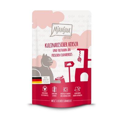 MjAMjAM Quetschie delikátní jelení maso a krocan MjAMjAM Quetschie delikátní jelení maso a krocan