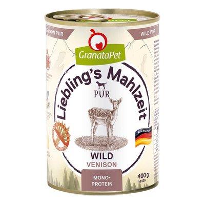 GranataPet Liebling’s Mahlzeit čistá zvěřina, 400 g GranataPet Liebling’s Mahlzeit čistá zvěřina, 400 g
