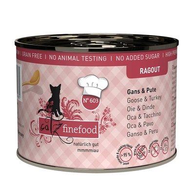 catz finefood Ragout No.603 husí & krůtí maso catz finefood Ragout No.603 husí & krůtí maso
