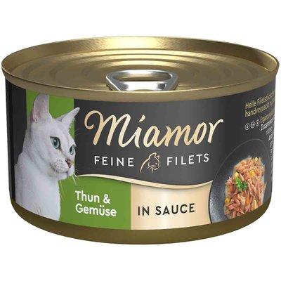 Miamor jemné filety v omáčce, tuňák se zeleninou Miamor jemné filety v omáčce, tuňák se zeleninou