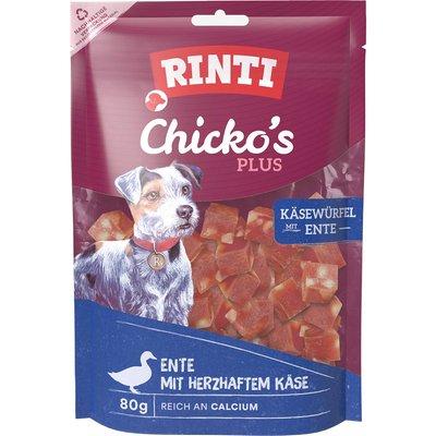 RINTI Chicko Plus sýrové kostky s kachním masem RINTI Chicko Plus sýrové kostky s kachním masem