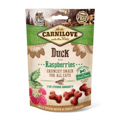 Carnilove Cat – Crunchy Snack – kachna s malinami Carnilove Cat – Crunchy Snack – kachna s malinami