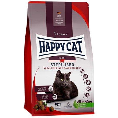 Happy Cat Sterilised Adult hovězí z předhůří Alp Happy Cat Sterilised Adult hovězí z předhůří Alp