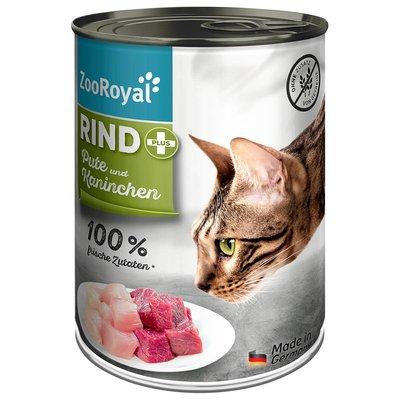 ZooRoyal pro kočky hovězí + krůta a králík ZooRoyal pro kočky hovězí + krůta a králík