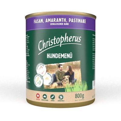 Christopherus krmivo pro psy, bažant s amarantem a pastiňákem Christopherus krmivo pro psy, bažant s amarantem a pastiňákem