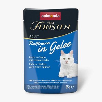 Animonda Vom Feinsten Raffin Gelee s kuřecím a lososovým masem Animonda Vom Feinsten Raffin Gelee s kuřecím a lososovým masem