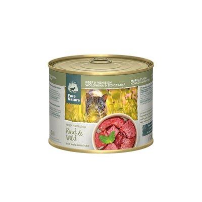 Pure Nature ADULT hovězí a zvěřina se šantou kočičí Pure Nature ADULT hovězí a zvěřina se šantou kočičí