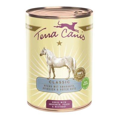 Terra Canis CLASSIC koňské maso s amarantem, broskví a červenou řepou Terra Canis CLASSIC koňské maso s amarantem, broskví a červenou řepou