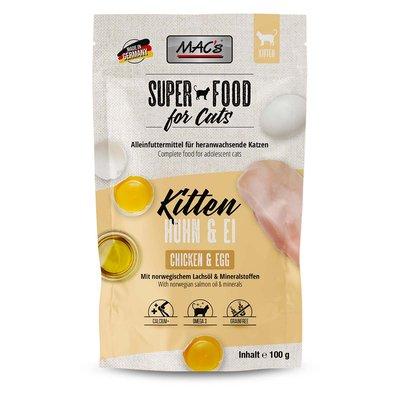MAC's Cat Pouchpack Kitten kuřecí a vejce MAC's Cat Pouchpack Kitten kuřecí a vejce