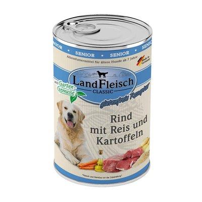 LandFleisch Dog Classic Senior hovězí maso s rýží a bramborami LandFleisch Dog Classic Senior hovězí maso s rýží a bramborami