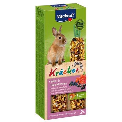 Vitakraft krekry pro zakrslé králíky s lesními plody a bezinkami Vitakraft krekry pro zakrslé králíky s lesními plody a bezinkami