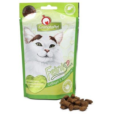 GranataPet Feinis drůbeží maso a kočičí tráva GranataPet Feinis drůbeží maso a kočičí tráva