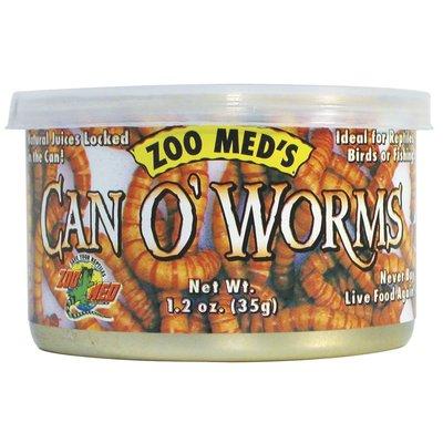 Zoo Med Can o' Worms 35 g, cca 300 moučných červů Zoo Med Can o' Worms 35 g, cca 300 moučných červů