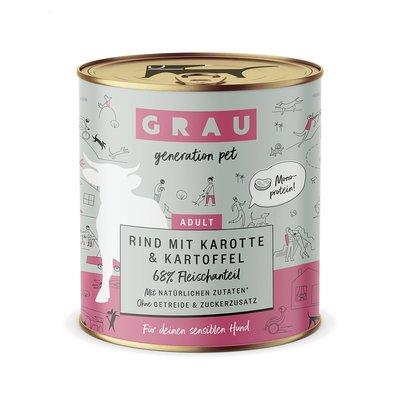 GRAU hovězí maso s mrkví a bramborami GRAU hovězí maso s mrkví a bramborami