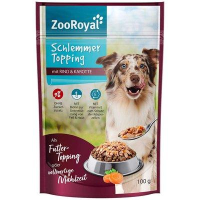 ZooRoyal Schlemmer Topping hovězí a mrkev, 4 × 100 g ZooRoyal Schlemmer Topping hovězí a mrkev, 4 × 100 g