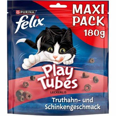 FELIX Play Tubes krůtí maso a šunka, pamlsky pro kočky FELIX Play Tubes krůtí maso a šunka, pamlsky pro kočky