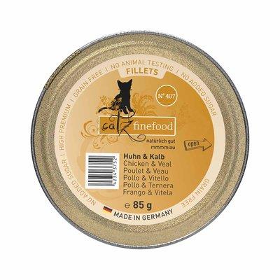 catz finefood Fillets N°407 s kuřecím a telecím masem v želé catz finefood Fillets N°407 s kuřecím a telecím masem v želé