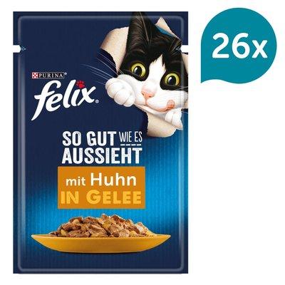 FELIX chutná tak dobře, jak vypadá Pochoutka v želé kuřecí FELIX chutná tak dobře, jak vypadá Pochoutka v želé kuřecí