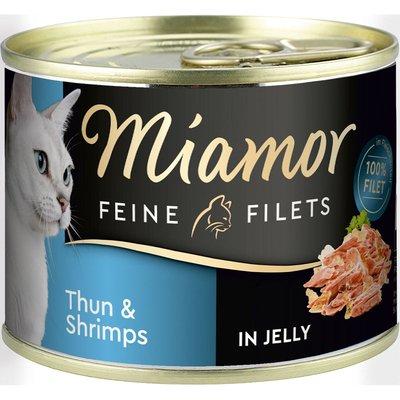 Miamor Feine Filets v želé s tuňákem a krevetami Miamor Feine Filets v želé s tuňákem a krevetami