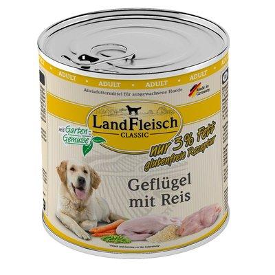 LandFleisch Dog Classic drůbež s rýží LandFleisch Dog Classic drůbež s rýží