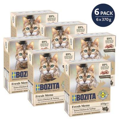 Bozita Tetra kousky v omáčce s kuřecím a krůtím masem Bozita Tetra kousky v omáčce s kuřecím a krůtím masem